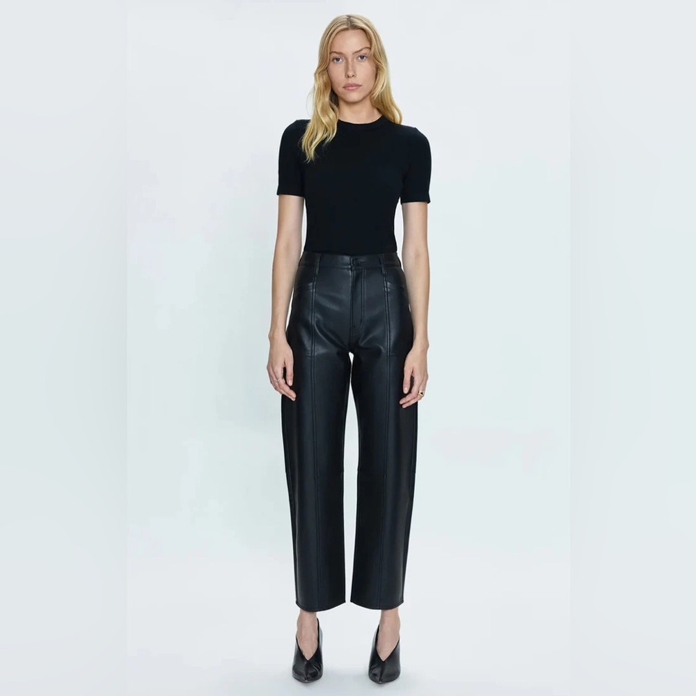 NWT Pistola Taylor High Rise Arched in Slate Black size 26